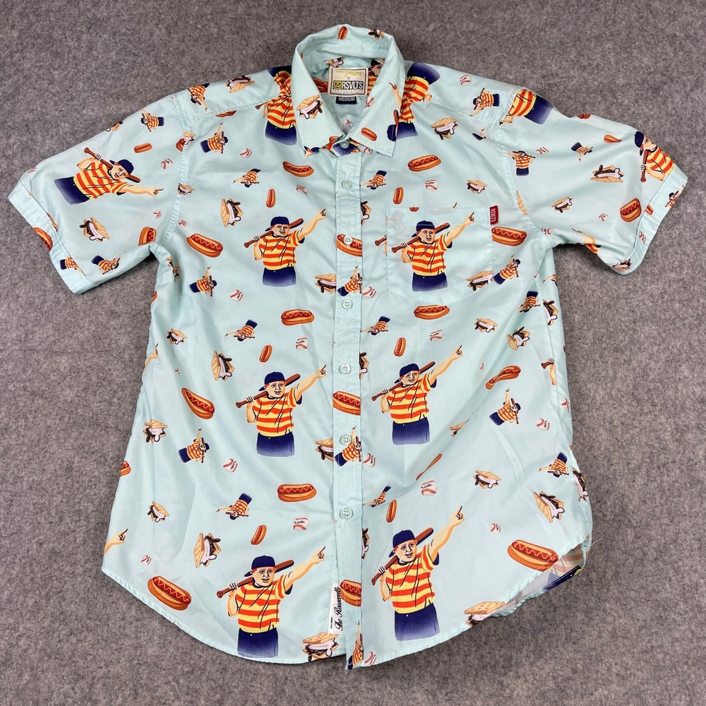 RSVLTS The Sandlot The Great Hambino Shirt Mens Medium Blue KUNUFLEX